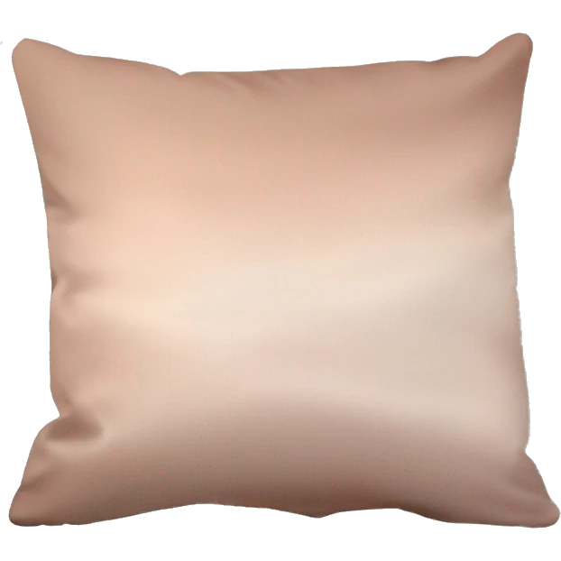 Realistic rose gold pillows emoji