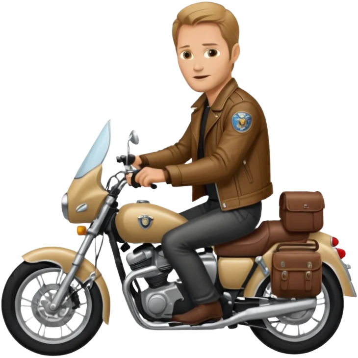 alexander skarsgard on a motorbike emoji