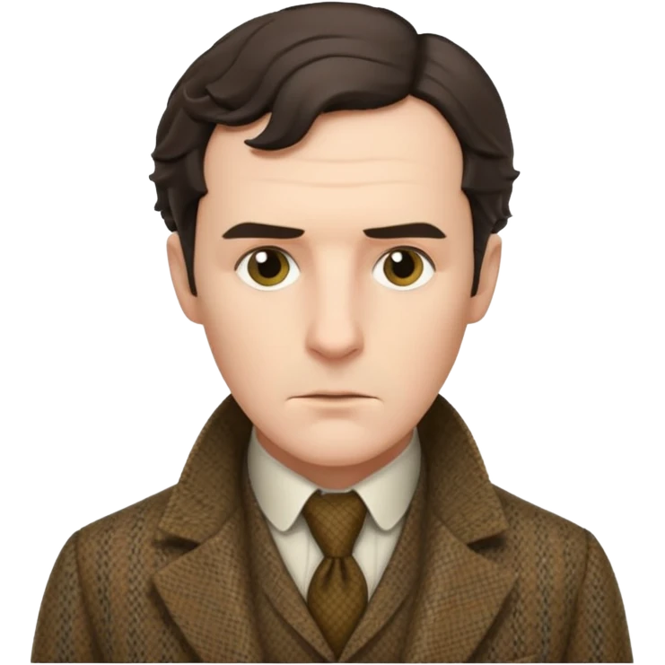 Sharlock Holmes face only emoji