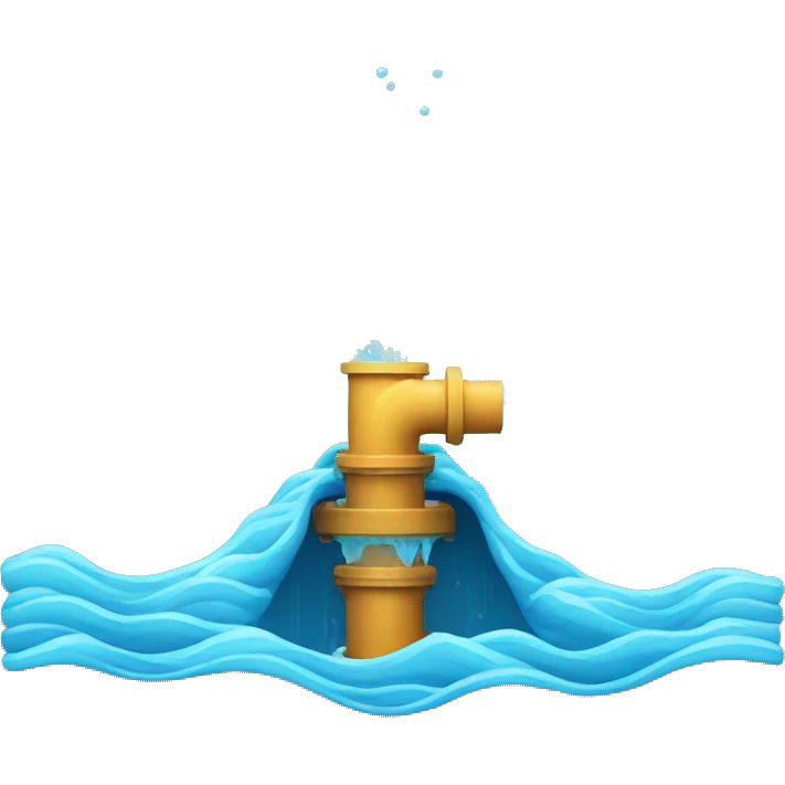water through pipeline emoji