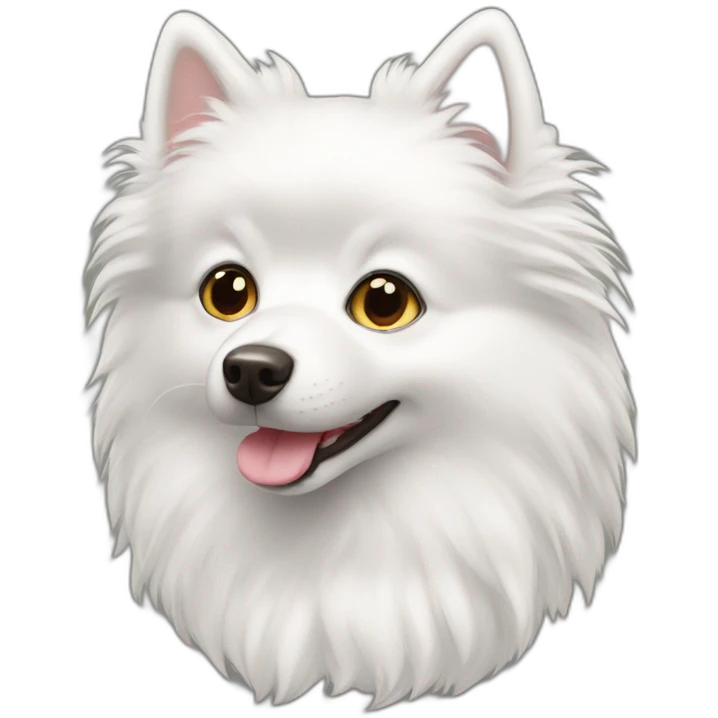white spitz emoji