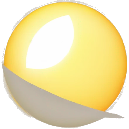 partial 90% solar eclipse with sun on left emoji