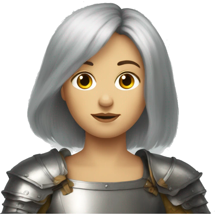 Joan of arc but with really Lucious hair emoji