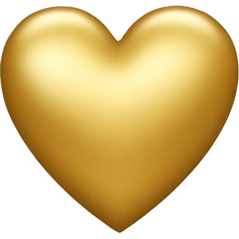 a golden heart emoji