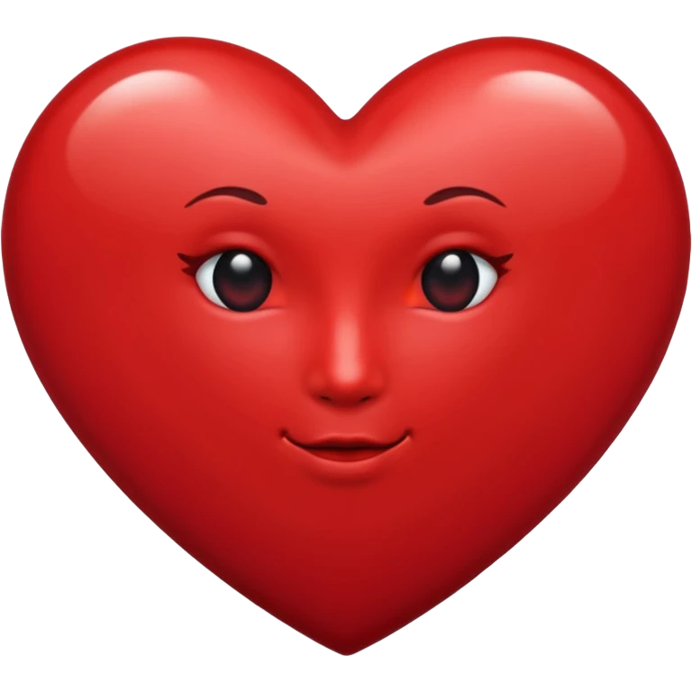 heart with a dark mirror reflection emoji