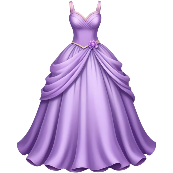 ball gown lilac emoji