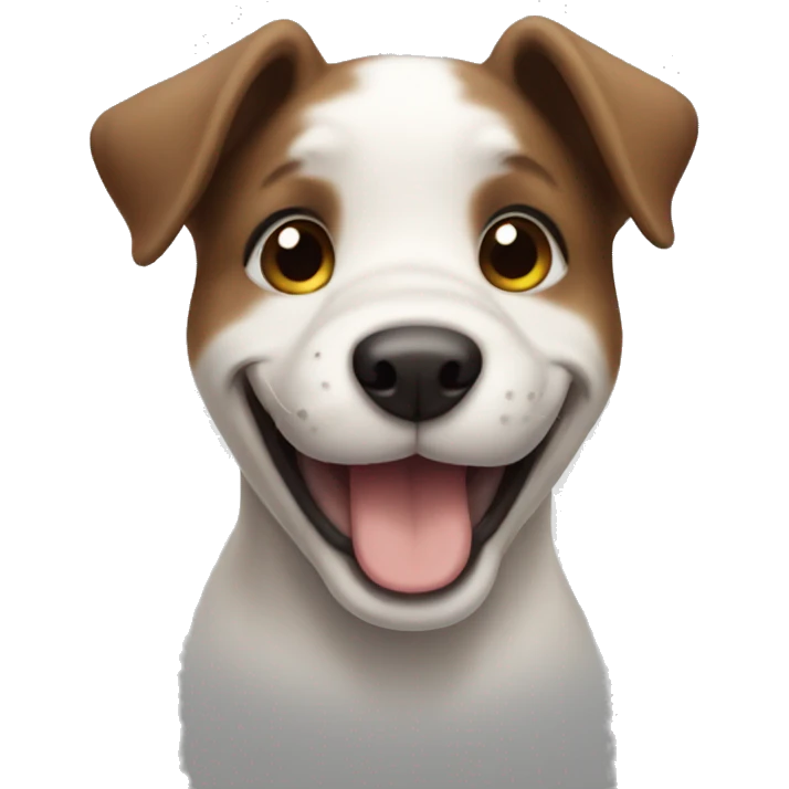 Happy puppy emoji