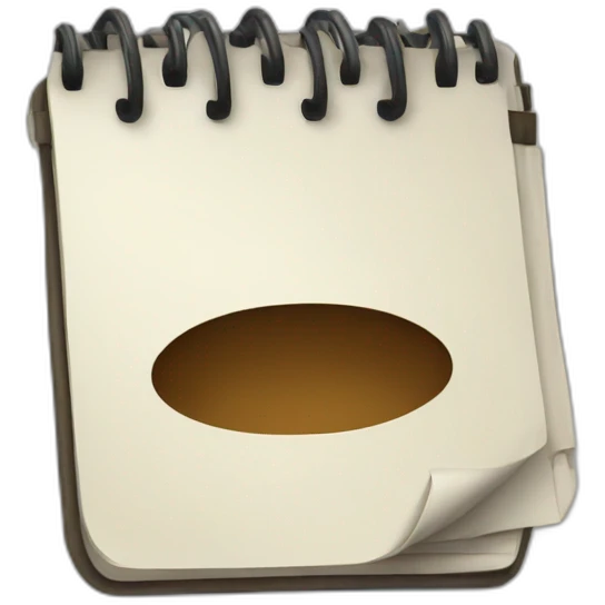 closed notepad emoji