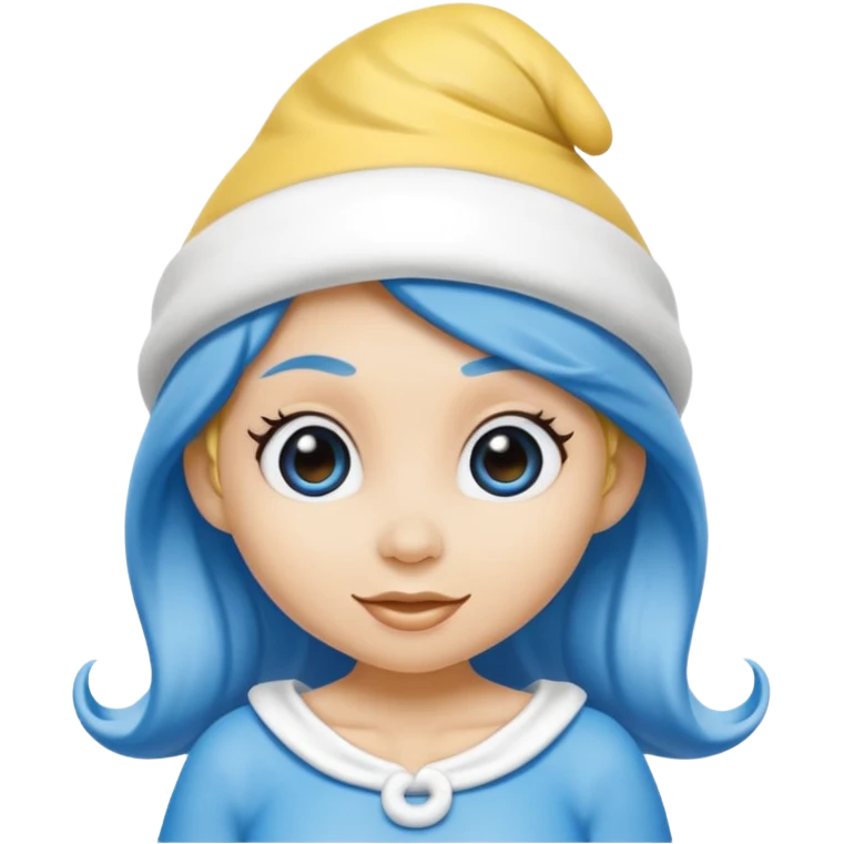 Smurfette emoji