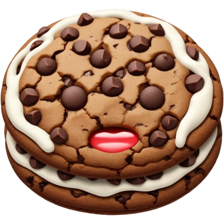double chocolate cookie emoji