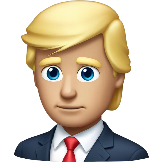 Donald trumps face emoji