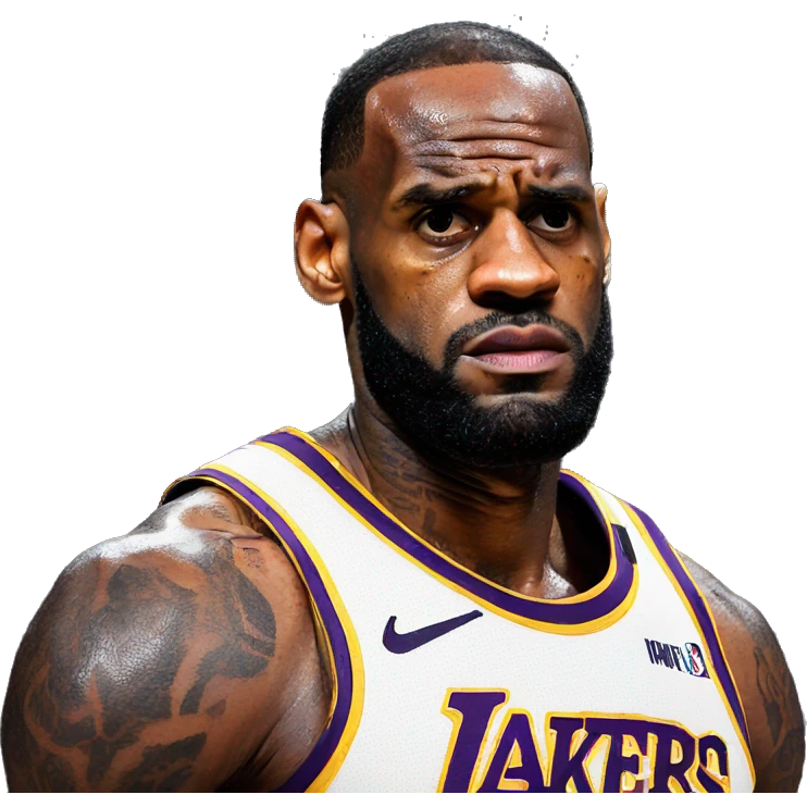 Lebron James sad emoji