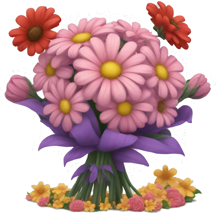 Big flower buque emoji