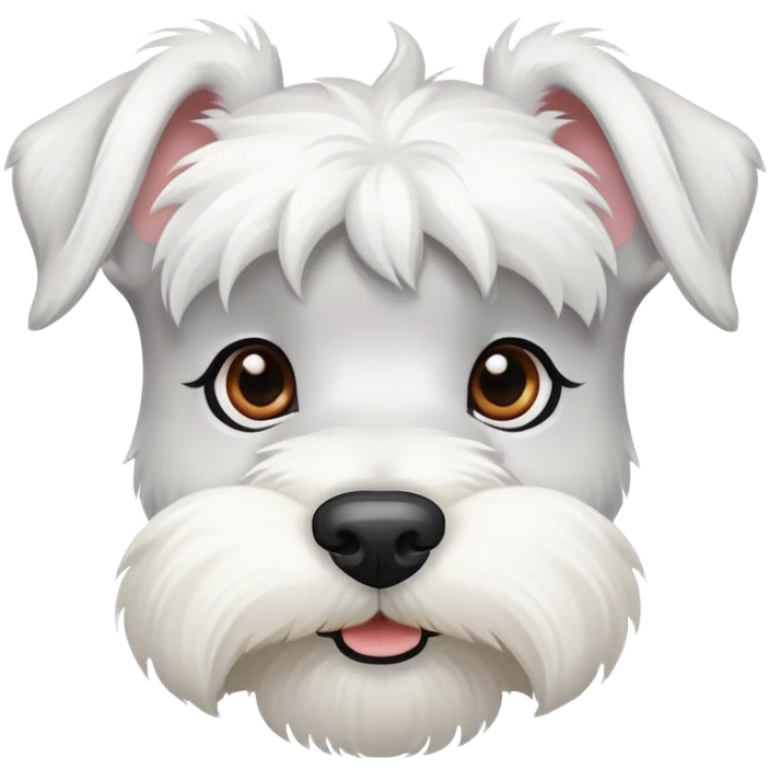 White Schnauzer emoji