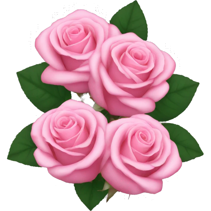 Pink roses emoji