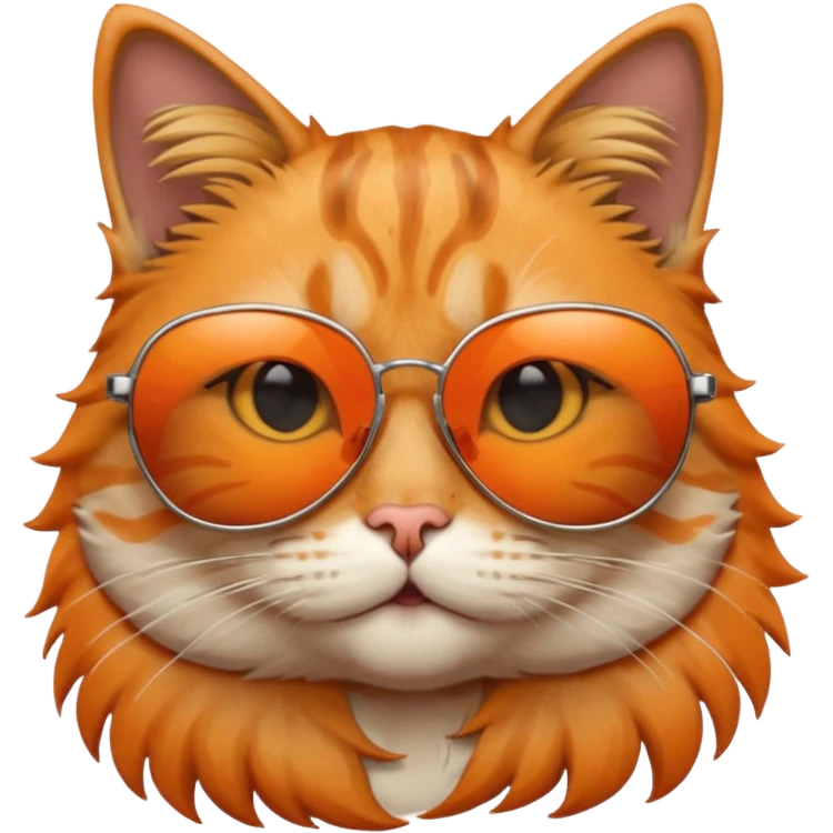 Cat wearing sunglasses emoji