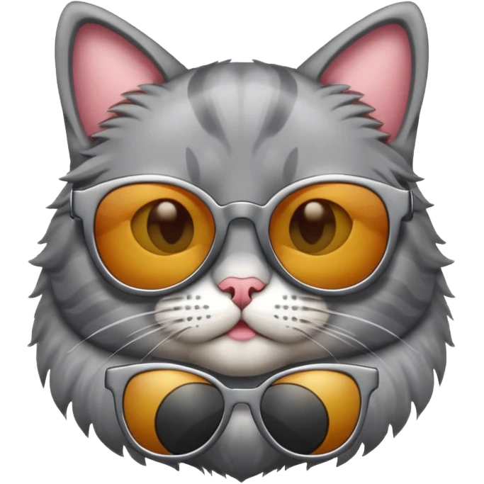 Cat wearing sunglasses emoji