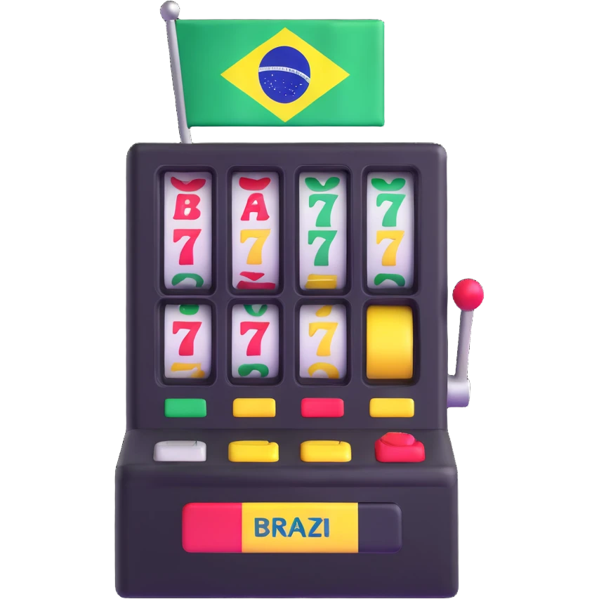 slot machine with Brazil and Mexico flags emoji