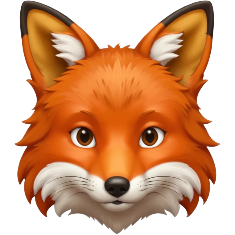 Fox holding his nose emoji