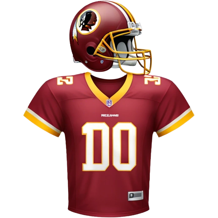 Washington Redskins jersey emoji