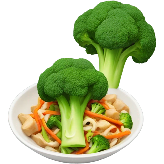 broccoli stir fry emoji