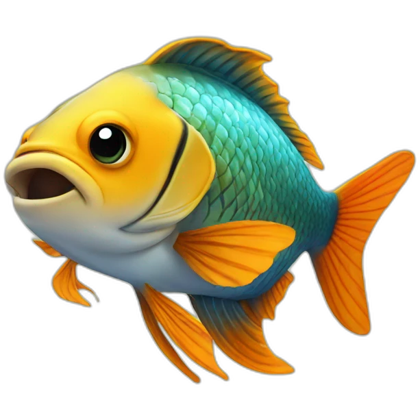 Funky fish  emoji
