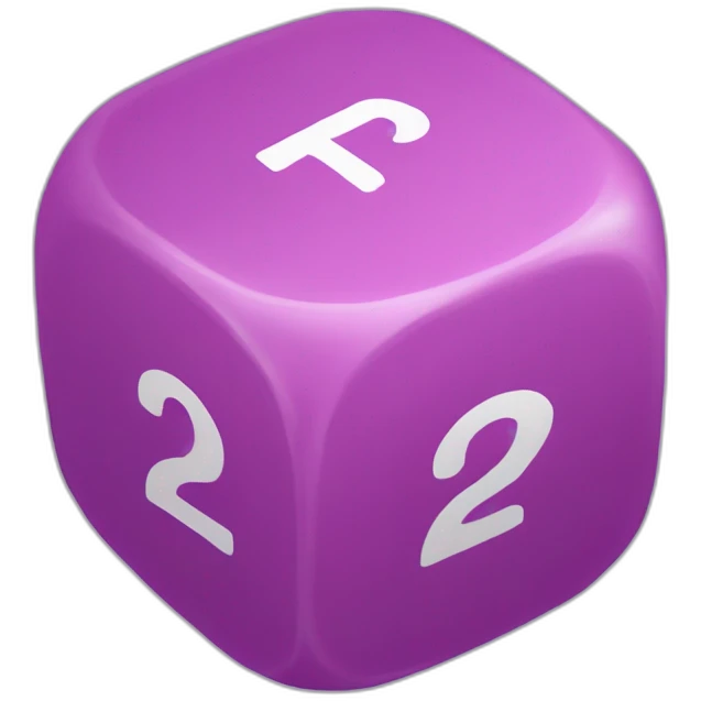 a 20 sided Dice emoji