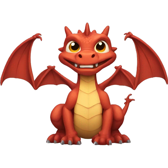 Dragon with muscles emoji