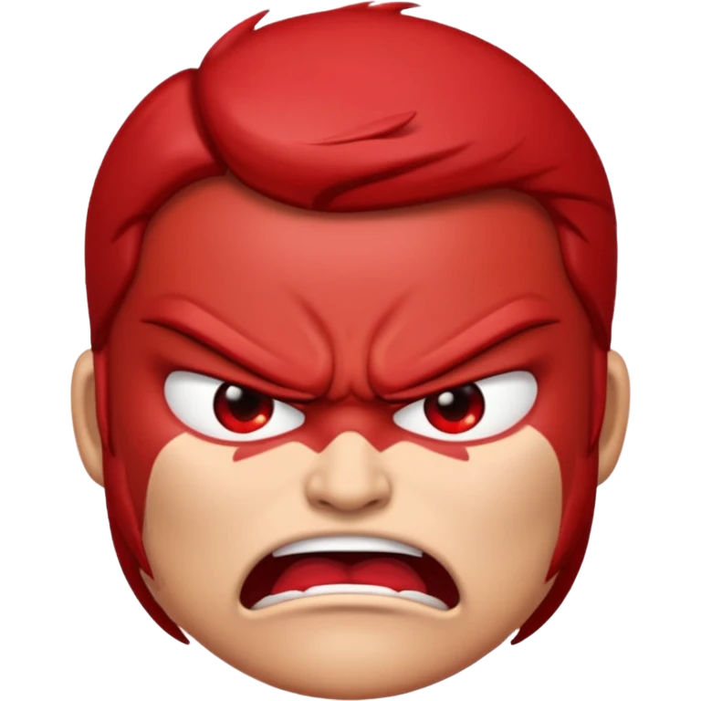 Ren from Ren & Stimpy as an emoji, angry face emoji
