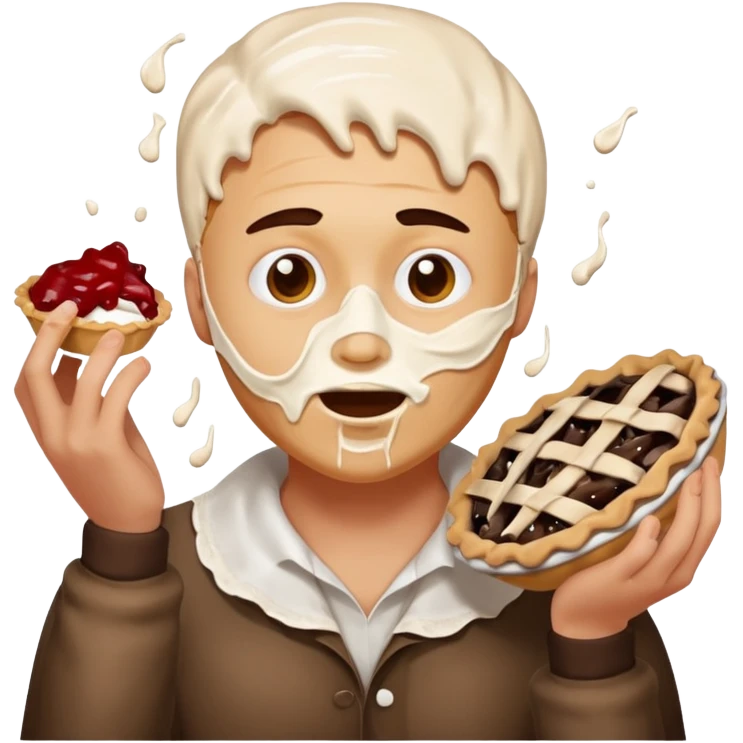 pie in the face emoji