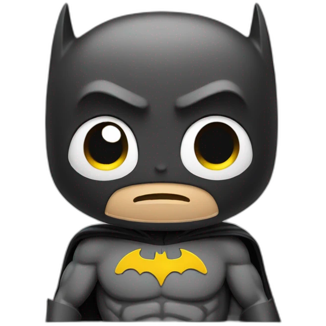 batman shrugging shoulders in confusion emoji