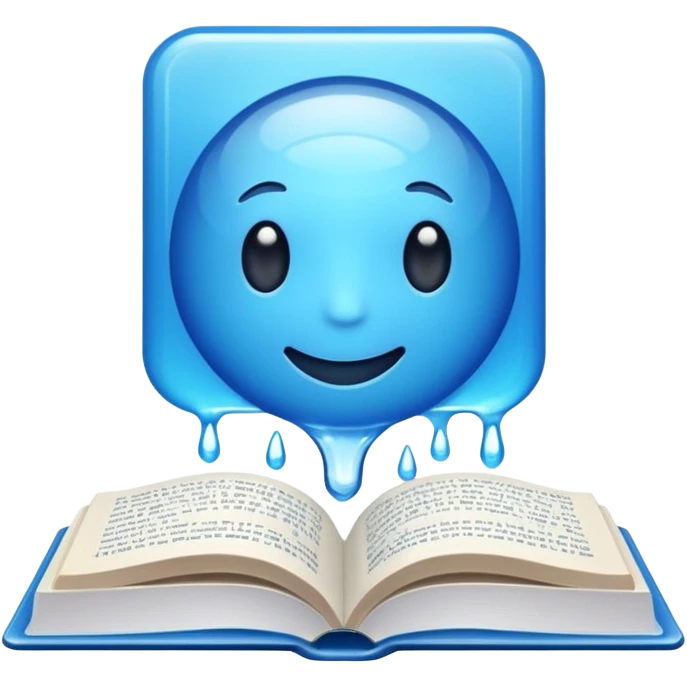 genera un libro que en la portada diga " liquide emoji