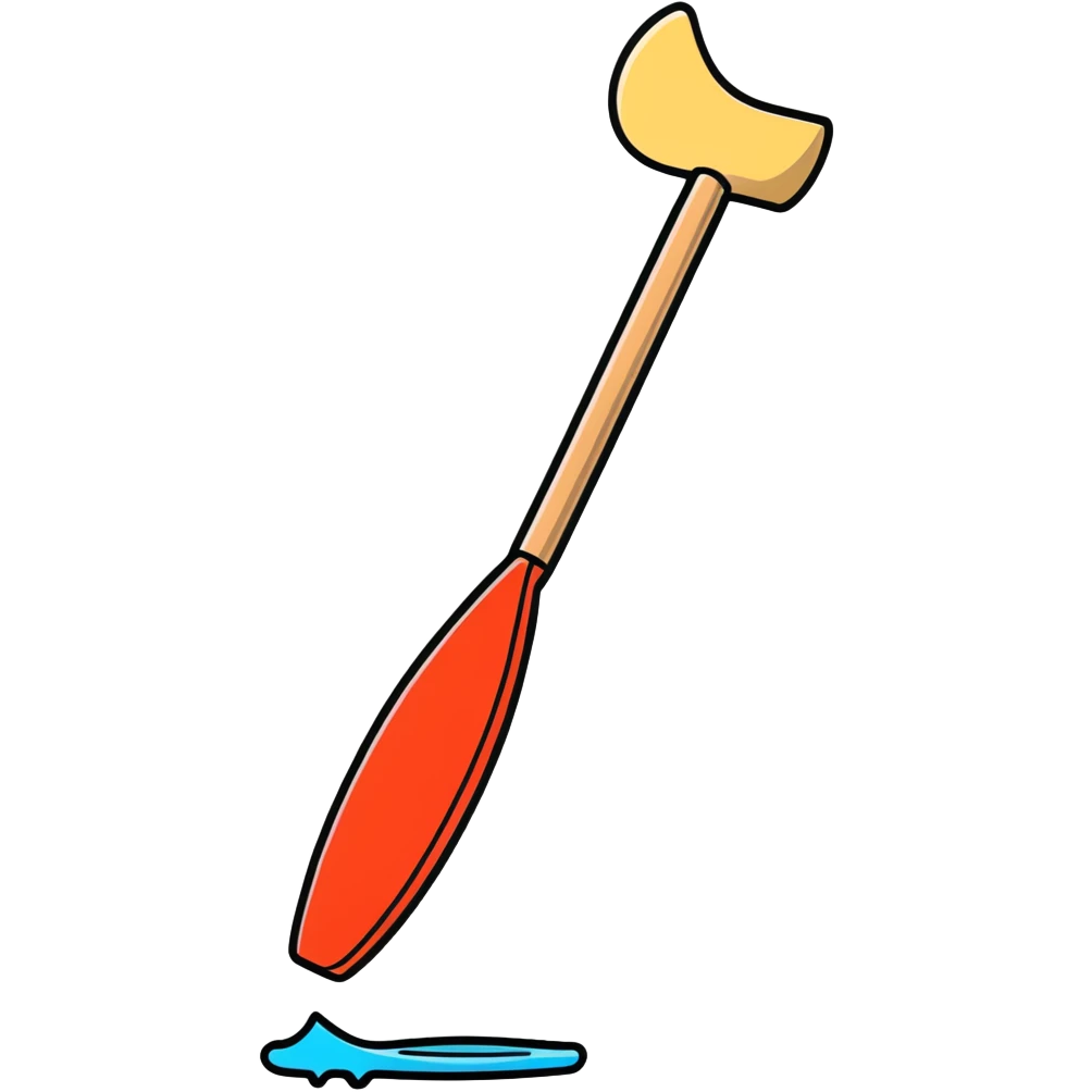 hand with paddle ready to hit emoji