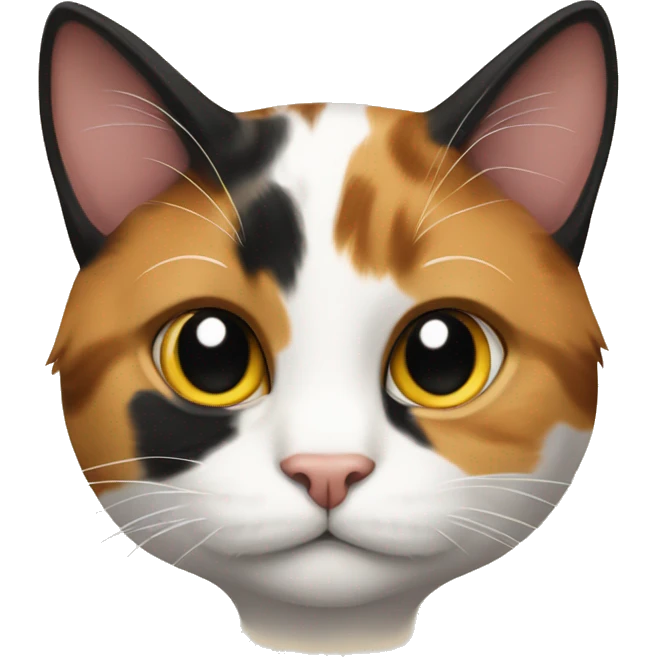 Calico cat emoji