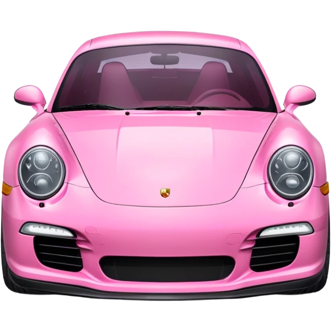 Pink Porsche  emoji