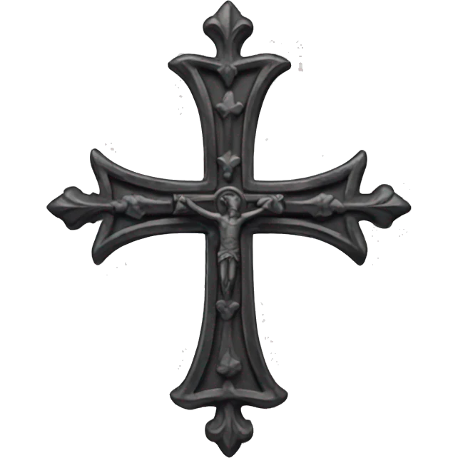 Wrought iron cross emoji
