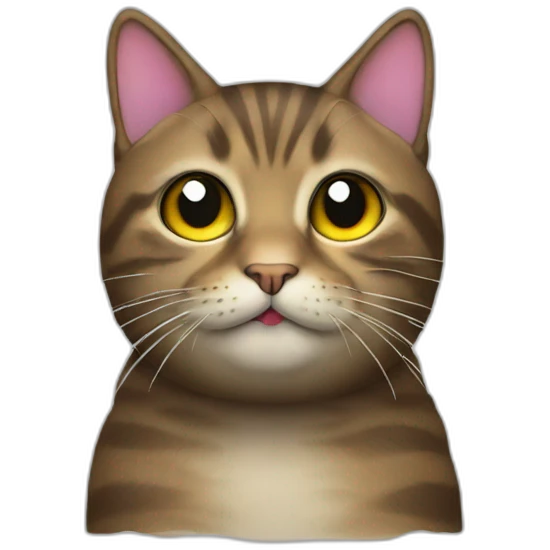 Cat shitting raimbow emoji
