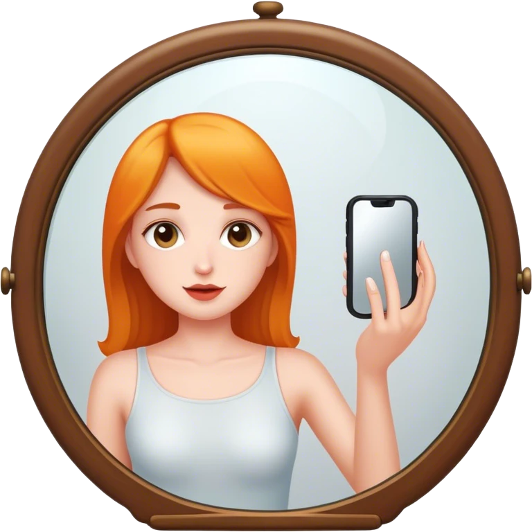mirror selfie emoji