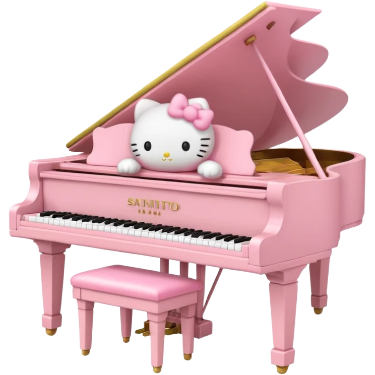 My sweet piano sanrio emoji