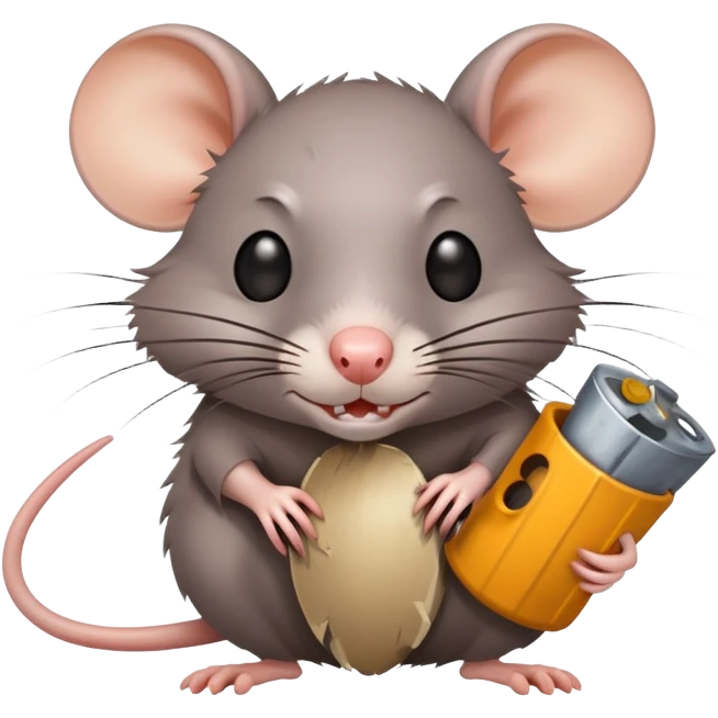 Rat getting killed by jun emoji