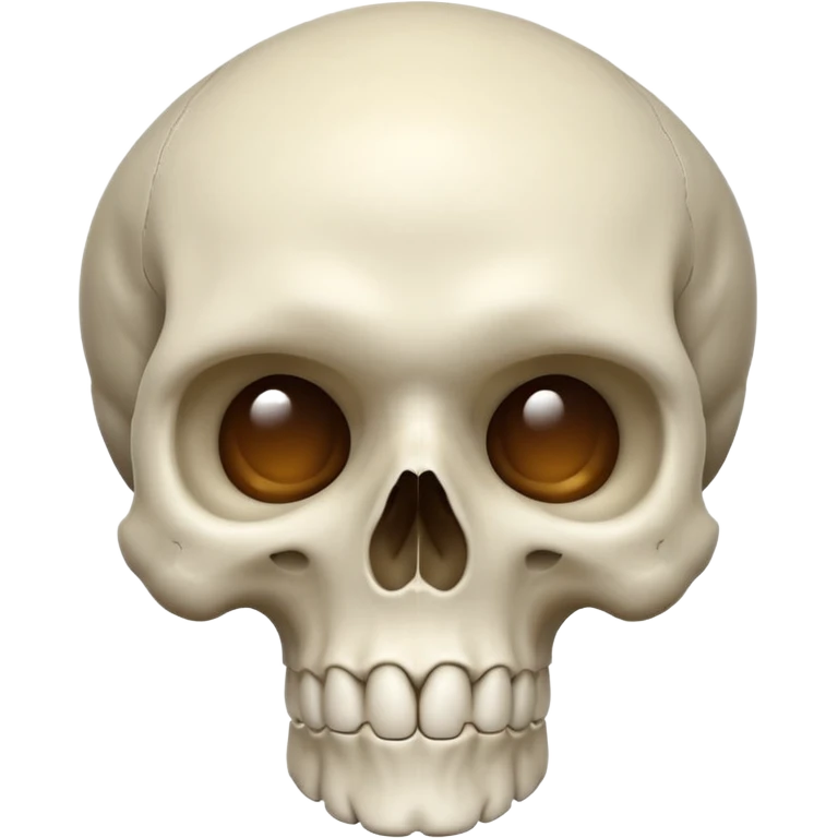 skull looking up  emoji