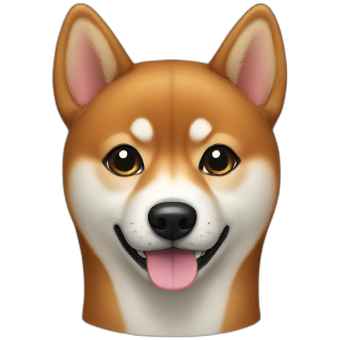 black ginger shiba emoji