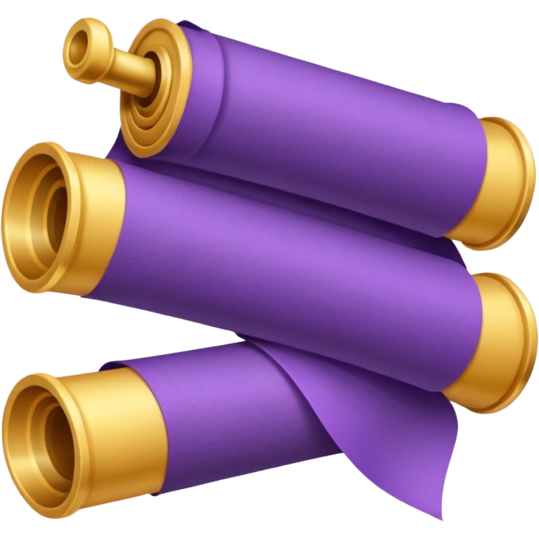 purple Scroll with quote emoji