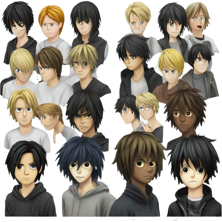 L Lawliet death note emoji