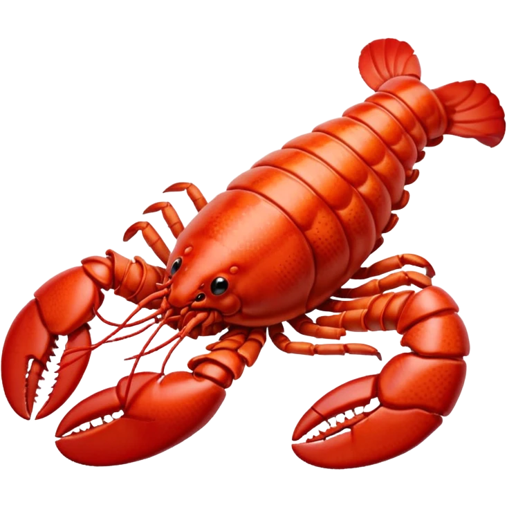 lobster tail, simple, clear emoji