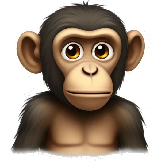 Monkey very sad emoji