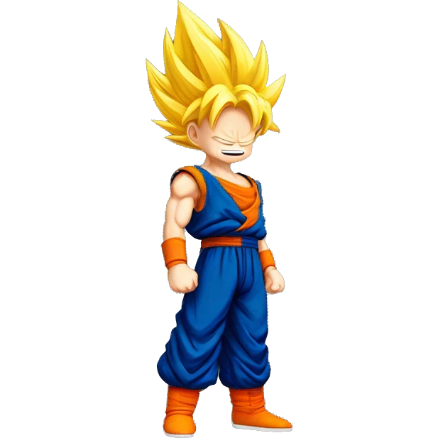 Goku in super sayain emoji