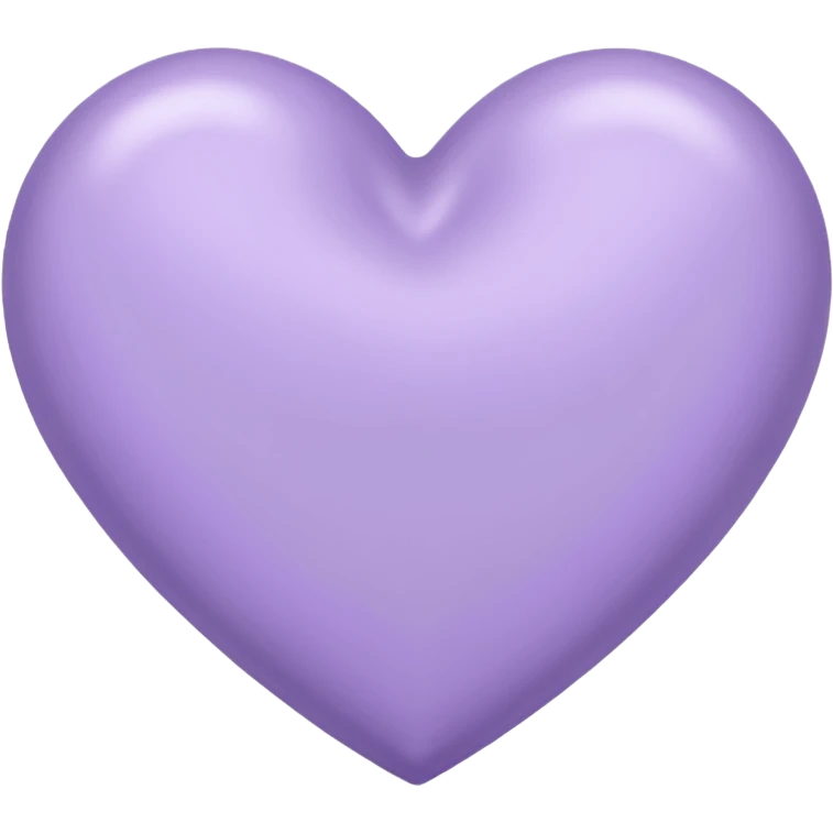 Lavender heart emoji