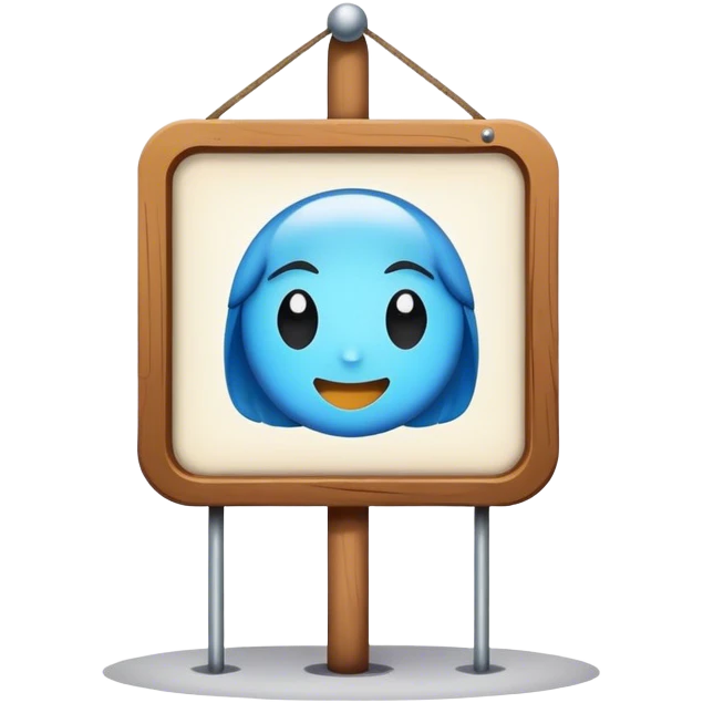 Text 'ANA' on Signboard emoji