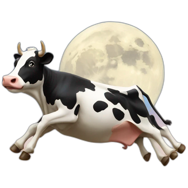cow jumped over the moon emoji